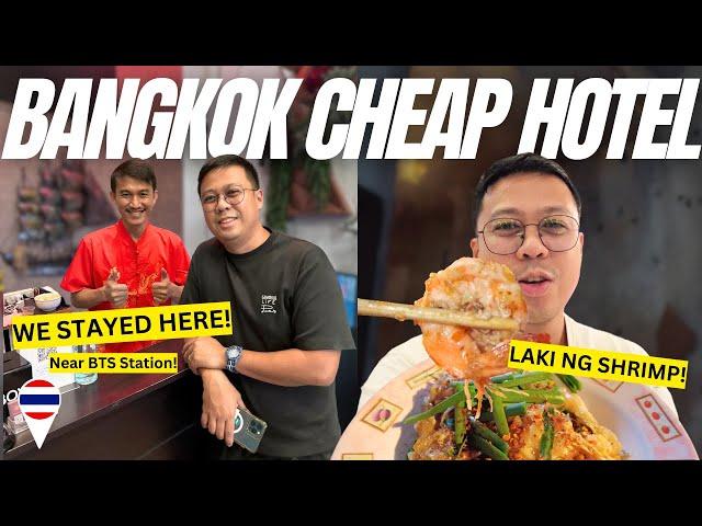 Cheap Hotel in BANGKOK THAILAND ! TRAVEL VLOG 2024 Hotel Recommendation Near BTS Pad Thai Experience