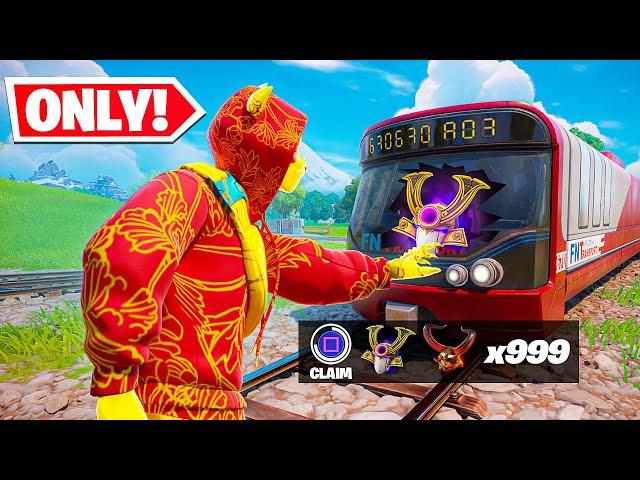 The NEW MYTHIC *TRAIN* Challenge in Fortnite!