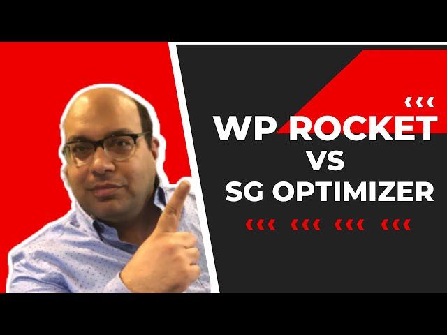 Wp Rocket Vs Sg Optimizer which one to use?