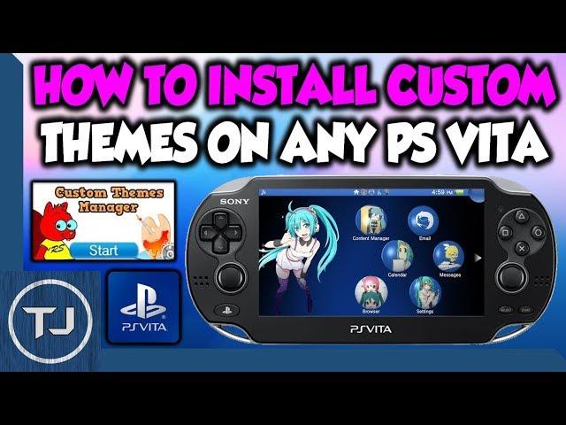 Install Custom Themes On PS Vita 3.65/3.68 (Custom Themes Manager)