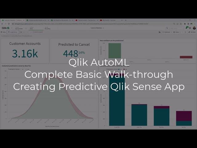 Qlik AutoML - Basic Walkthrough Creating a Qlik Sense Predictive Analytics App