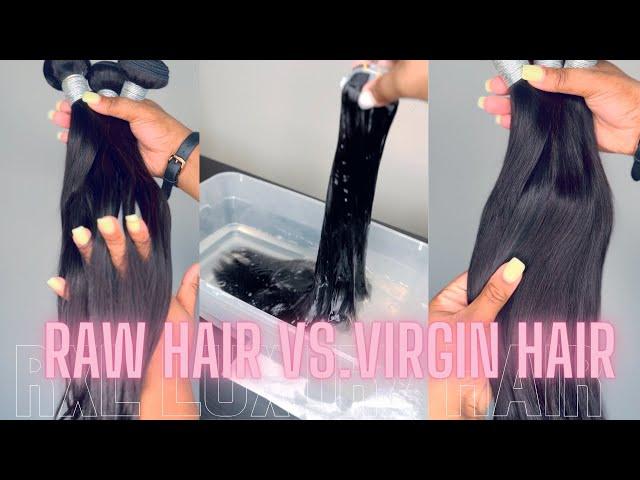 RAW HAIR OR VIRGIN HAIR??? | RAW AND VIRGIN HAIR EXTENSION | WASH TEST