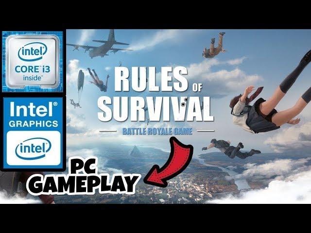 Rules of Survival on INTEL HD  LOW END PC  4GB RAM - 2.40 ghz CPU