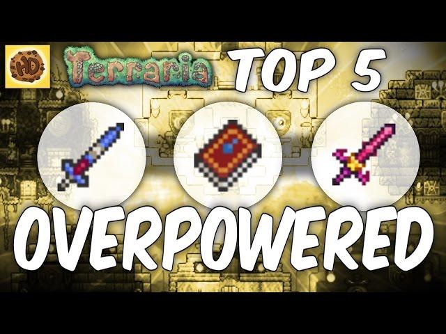 Terraria 1.3 Top 5 Pre Hardmode Weapons | Overpowered