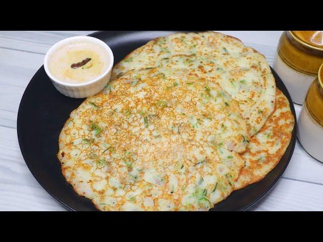 1 cup Rice Instant 15min Morning Breakfast| When no time to cook make this effortlessly|Rice pancake