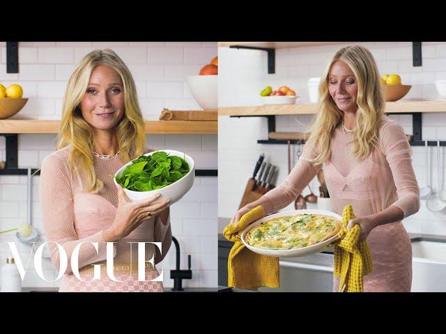 Gwyneth Paltrow Cooks Her Breakfast Frittata | Vogue