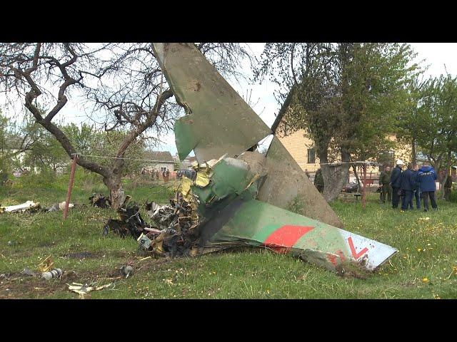 Крушение Як-130 в Барановичах