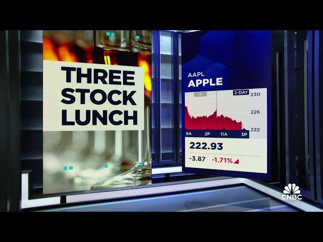 3-Stock Lunch: Apple, Amazon & Netflix