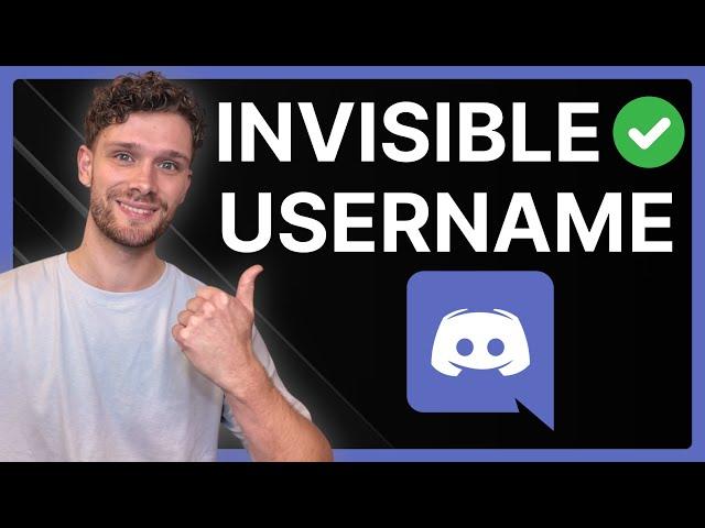 How To Get Invisible Username in Discord