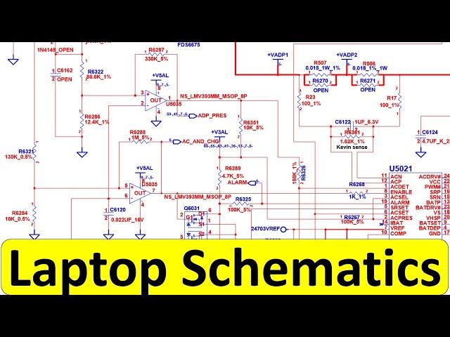 Laptop motherboard schematics analysis part 1