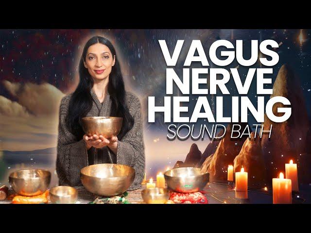 Vagus Nerve Reset | Healing Frequency | Sound Bath (Meditation)