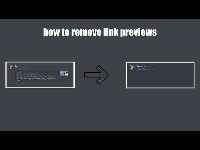 How to remove link previews on Discord