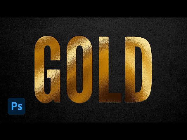 How to Create a Gold Foil Effect in Photoshop