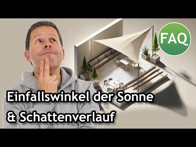 Schattenverlauf perfekt planen: So beeinflusst der Sonnenstand Ihr Sonnensegel | FAQ ️ Pina