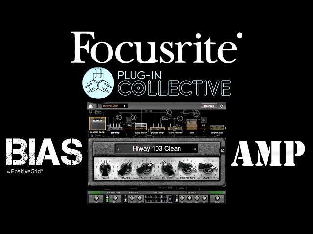 Focusrite Plugin Collective BIAS Amp by Positive Grip