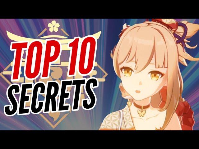 TOP 10 SECRETS OF INAZUMA YOU PROBABLY MISSED | GENSHIN IMPACT GUIDE