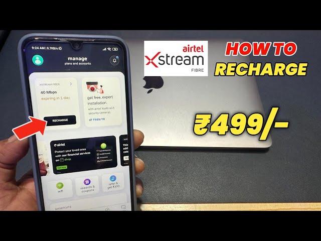 how to recharge airtel xstream fiber 2024 | how to change airtel fiber plan from 799 to 499 |airtel