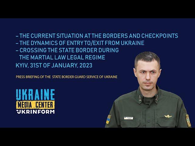 Andriy Demchenko, Spokesperson of the State Border Guard Service of Ukraine