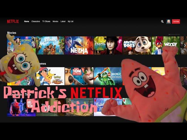 Patrick's Netflix Addiction - Sponge Plushies