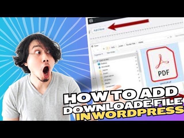 How to Add a Downloadable File in WordPress website || How to Uploade PDF files in WordPress Site