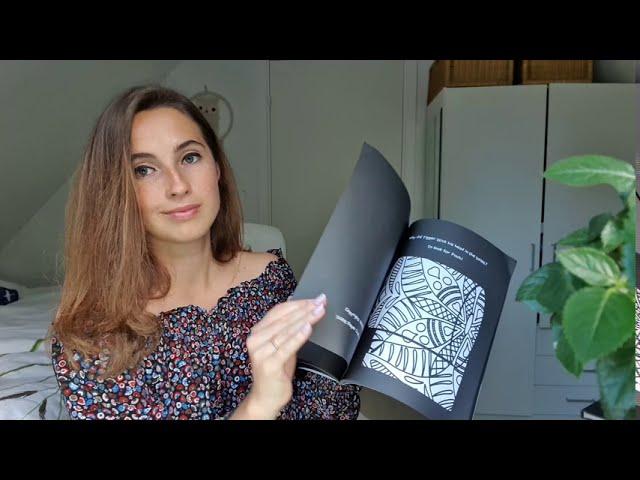 ASMR | Coloring Book Page Turning w/ Page Squeezing