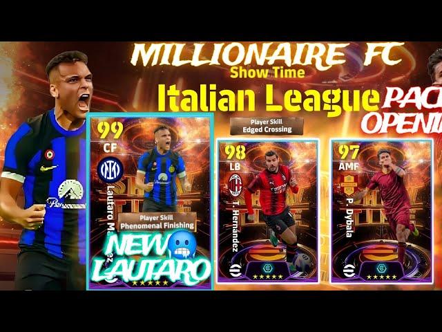  Luck Is Finally Here ️ || Show Time Italian League Pack Opening|| Martinez  + Theo Hernandez ️