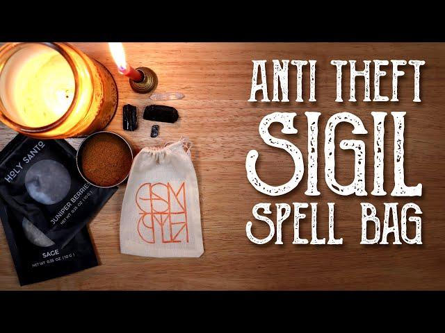 Sigil Spell Bag - Protection from Theft, Sigil Magic, Protection Magic, Magical Crafting, Witchcraft