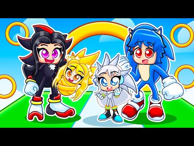 Having A SONIC FAMILY in Roblox!