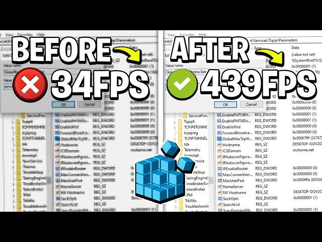 DO THESE 5 REGISTRY SETTINGS TO BOOST FPS IN ALL GAMES  (FPS BOOST & FIX LAG)