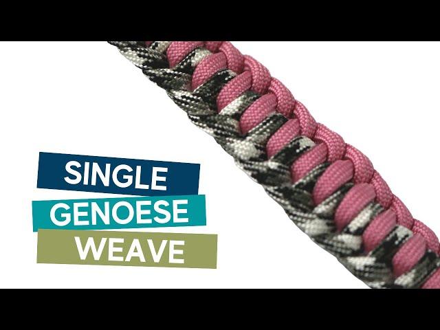 HOW TO DO THE SINGLE GENOESE  PARACORD TUTORIAL