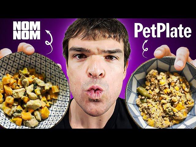 I EAT DOG FOOD: Nom Nom vs PetPlate Recipes Compared