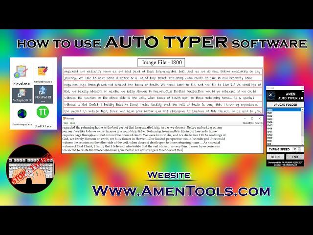 How to use auto typer software | Data Entry Typing Software