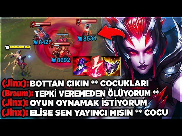 FAKER İZLESE OTURUP NOT ALIRDI !! C4 GİBİ PATLATAN ELİSE JUNGLE !!