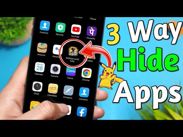 How To Hide Apps On Android 2022 (No Root)। Without Root Your Phone ? 3-Ways to Hide Apps