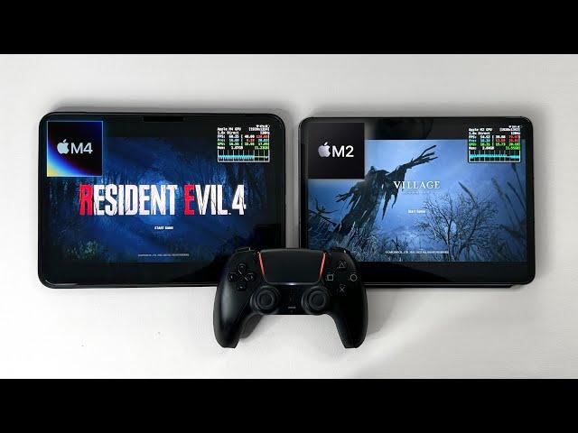 iPad Pro M4 vs. M2: Resident Evil 4 Remake & RE: Village 90 FPS Gaming Performance Test.