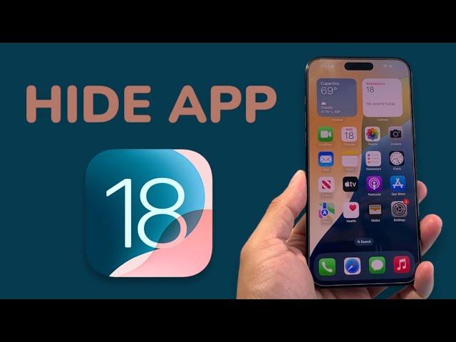 How To Hide Apps on iOS 18!