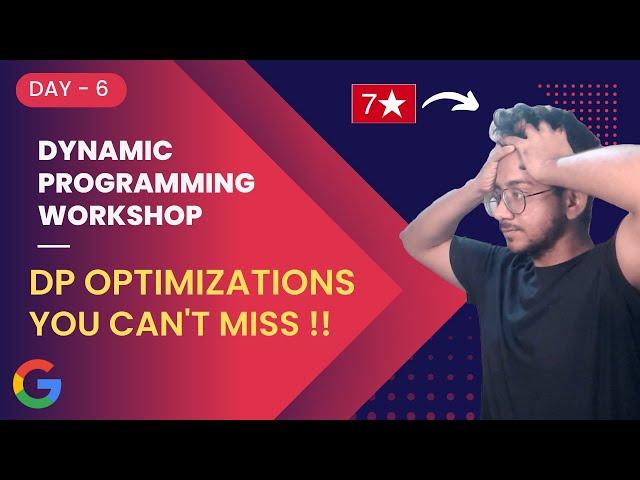 4 DP Optimizations that you should not miss! | Dynamic Programming Workshop | Vivek Gupta