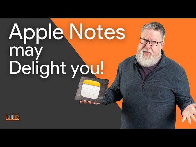 Why Apple Notes may be the best note taking app