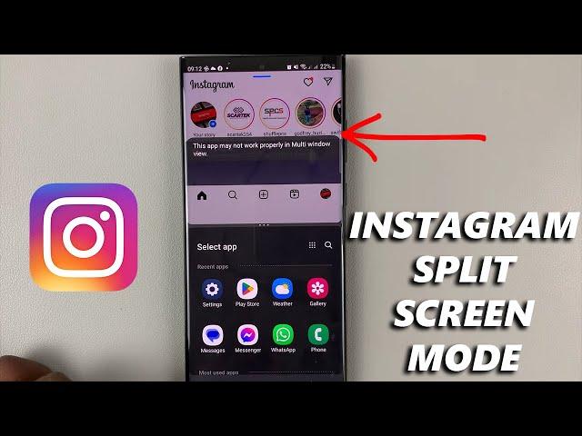 How To Use Instagram In Split Screen Mode