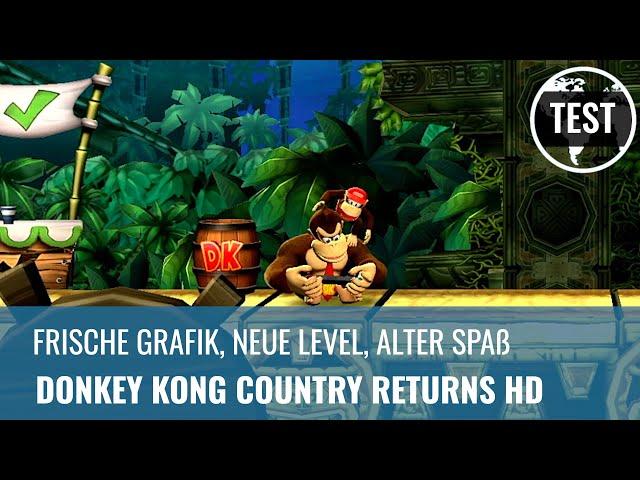 Donkey Kong Country Returns HD: Immer noch affenstark! (REVIEW, GERMAN)