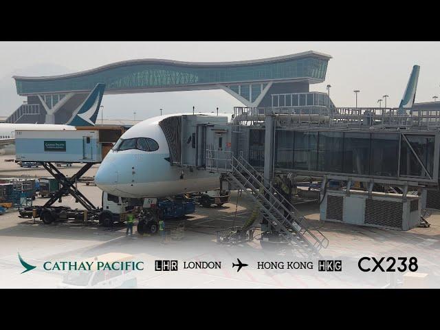 Cathay Pacific A350 ECONOMY | LONDON HEATHROW  to HONG KONG | FLIGHT REVIEW #1