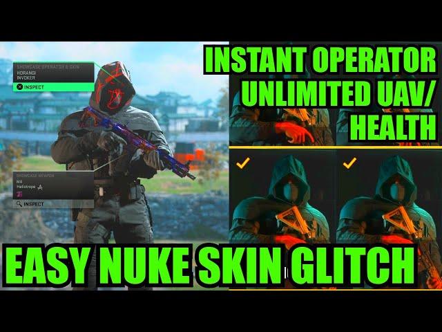 *NEW* NUKE SKIN GLITCH MW2! INSTANT OPERATOR/UNLIMITED HEALTH/UAV! MW2 GLITCHES! WARZONE 2 GLITCHES!