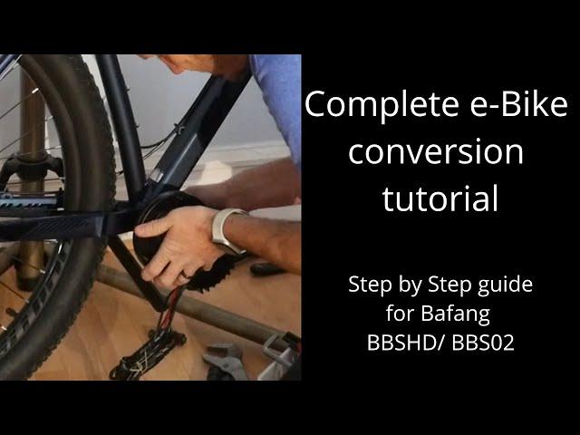 The Step-by-Step Bafang Installation guide.