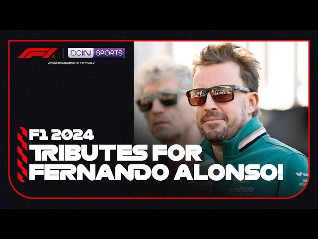 F1 drivers hail Fernando Alonso ahead of 400th race start!