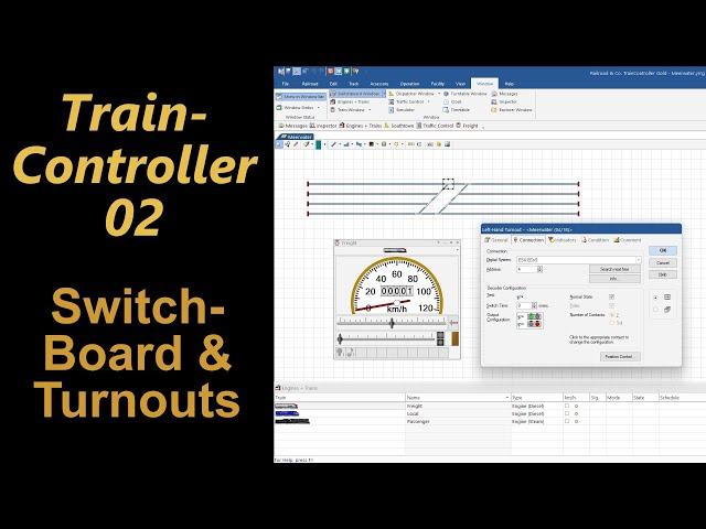 Traincontroller 10 Gold 02 Switchboard with Turnouts