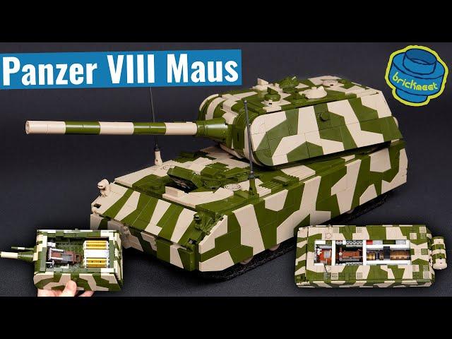 Finally with Camouflage - Panzerkampfwagen VIII "Maus" - QuanGuan 100234 (Speed Build Review)