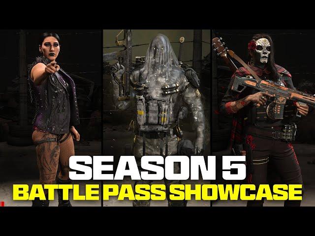 FULL MW3 Season 5 Battle Pass Operators SHOWCASE! (Battle Pass Tiers & Operators) - Modern Warfare 3