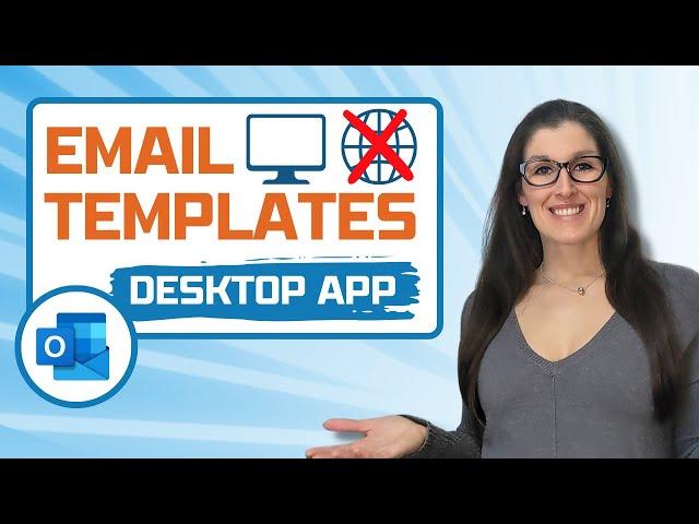 How to Create HTML Email Template in Outlook - Email Template Tutorial - Desktop App Only [2024]