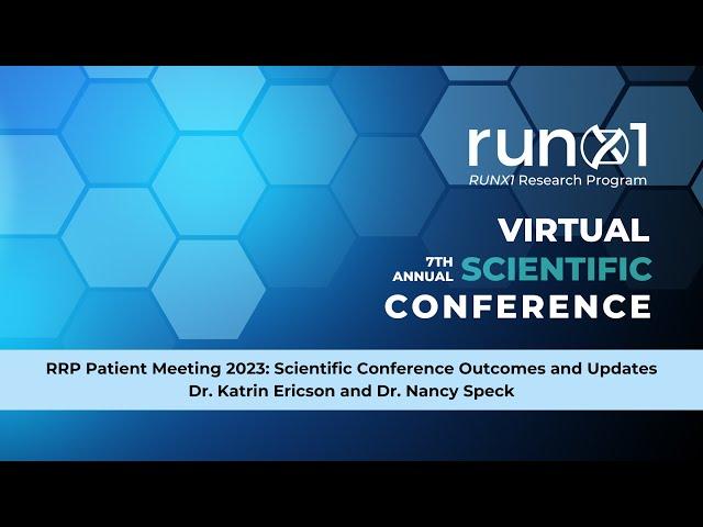 RRP Patient Meeting 2023: Scientific Conference Outcomes and Updates - Dr. Ericson and Dr. Speck