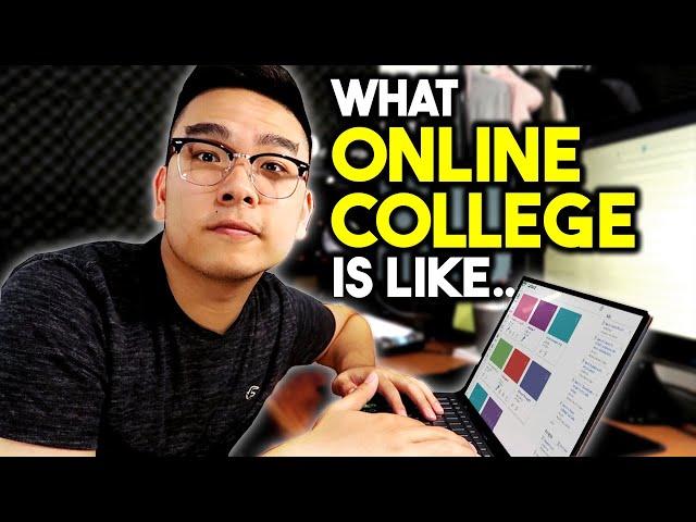 What ONLINE College is really like *classes & misconceptions*